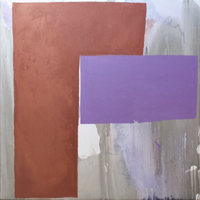 Slot Siena Tostada,  4005 Blue purple Acrylic paint on canvas 160 x 160 cm, 2023